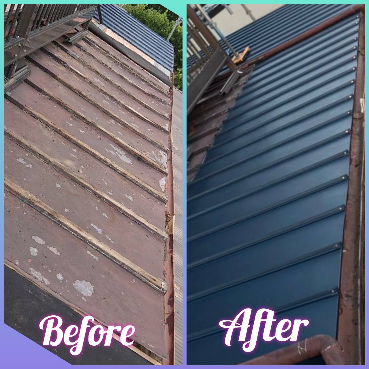 屋根葺き替え工事🏡瓦棒屋根からスタンビーへ✨